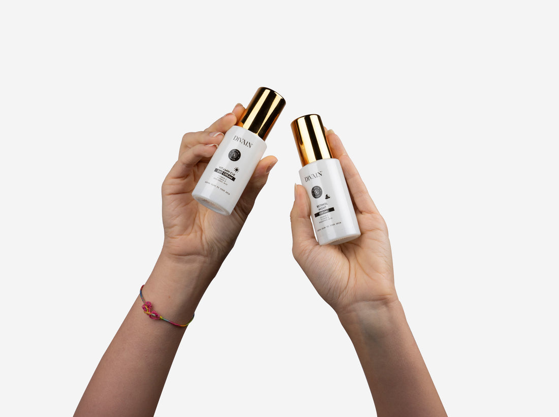 Divain Day Cream and Retinol Serum