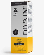 Tonat vitamin E Facial Sunscreen SPF50+ Lätt ton 01